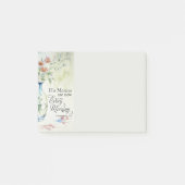 彼は毎朝目新しい人だ ポストイット (正面)