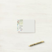 彼は毎朝目新しい人だ ポストイット (デスク上)