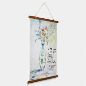 彼は毎朝目新しい人だ 吊り下げ型タペストリー (傾斜あり)