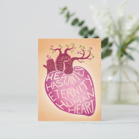 彼は永遠を人間のハートに植えた ポストカード (スタンド正面)