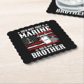 彼は海だけでなく私の兄国の愛国者だおもしろい ペーパーコースター (アングル)
