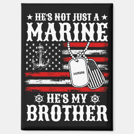 彼は海だけでなく私の兄国の愛国者だおもしろい マグネット