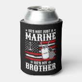 彼は海だけでなく私の兄国の愛国者だおもしろい 缶クーラー (缶正面)