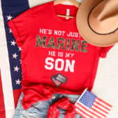 彼は海だけでなく私の息子の軍隊犬のタグ Tシャツ