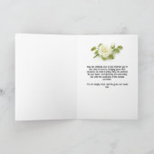 彼は涙をことごとく拭う:キリスト教の同情カード カード (内部)