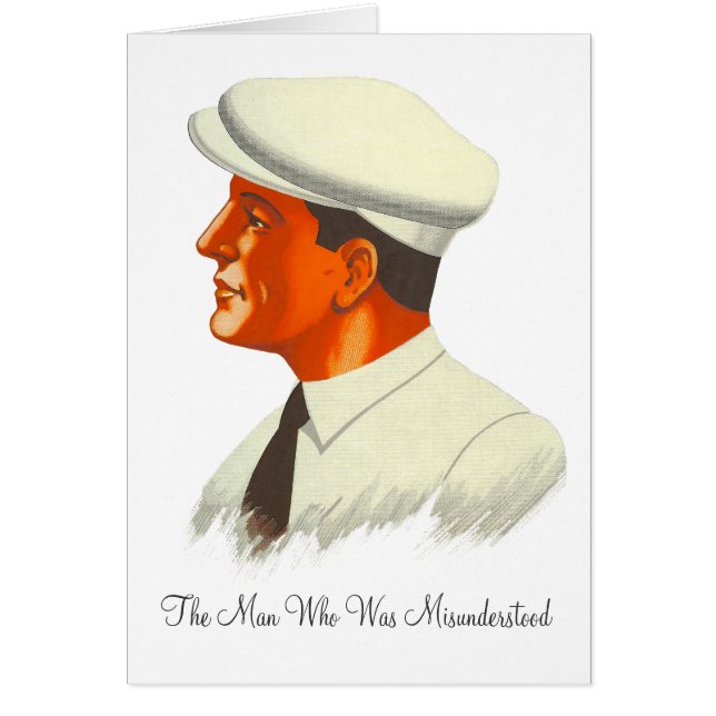 彼は無駄ではない、ちょうど誤解された、レトロの人ではないです (正面)