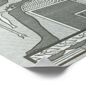 彼は王位のポートフォリオに座って ポスター (角)