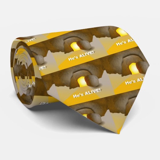 彼は生きています! 、彼は生きています! 、彼は生きています! 、彼はアリ…です ネクタイ (ロール)