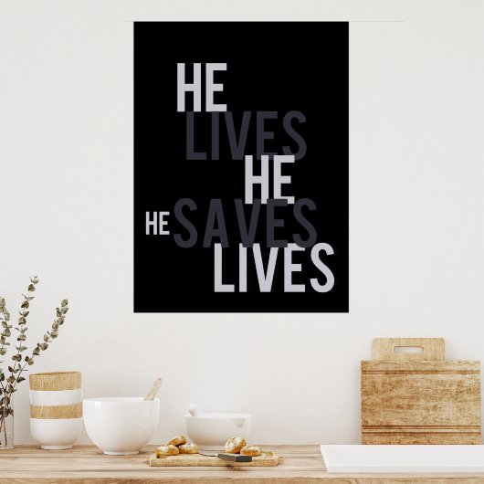 彼は生きている。彼救。ポスター ポスター (キッチン)