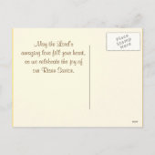 彼は生きてるし、私はイースターのポストカードを許カスタムされている シーズンポストカード (裏面)