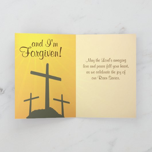 彼は生きてるし、私はイースターカスタムカードを許された シーズンカード (内部)