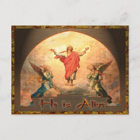 彼は生き残った葉書だ ポストカード (正面)