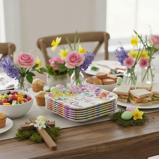 彼は生き返った！紙プレート ペーパープレート