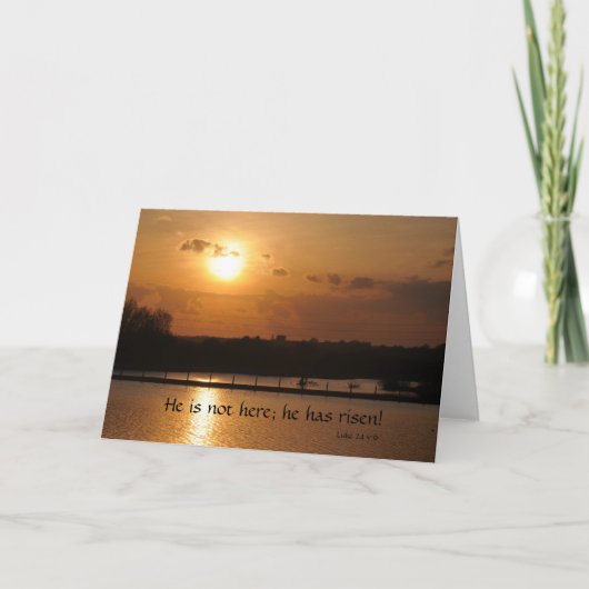 彼は生き返った | Luke 24 v 6 シーズンカード (正面)