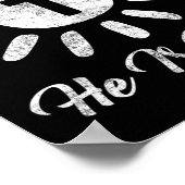 彼は生まれ変わったクロスヴィンテージハッピーイースター ポスター (角)