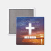 彼は磁気カードを上げた マグネット (正面/裏面)