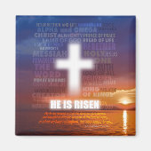 彼は磁気カードを上げた マグネット (正面)