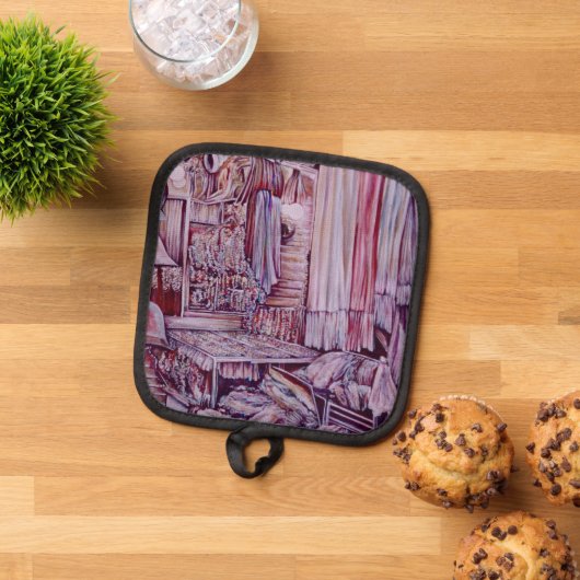 彼は私からリビングルームを作ることができる 鍋敷き (トップダウン)