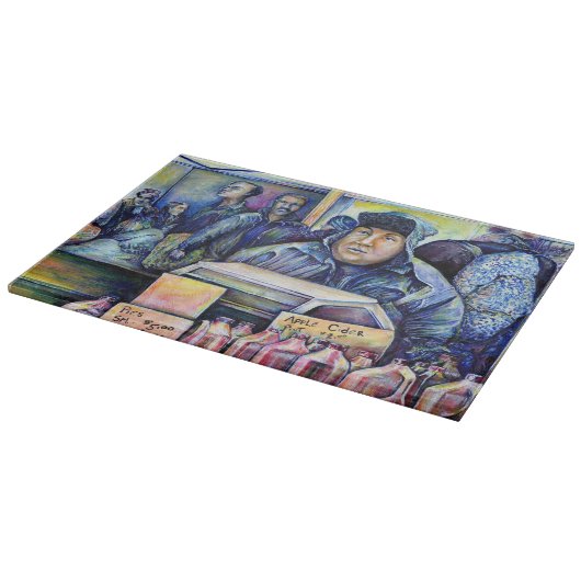 彼は私が見たものを聞いた カッティングボード (角)