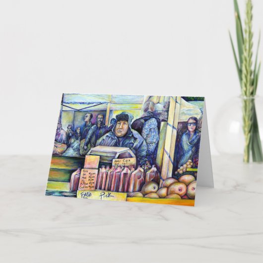 彼は私が見たものを聞いた カード (正面)