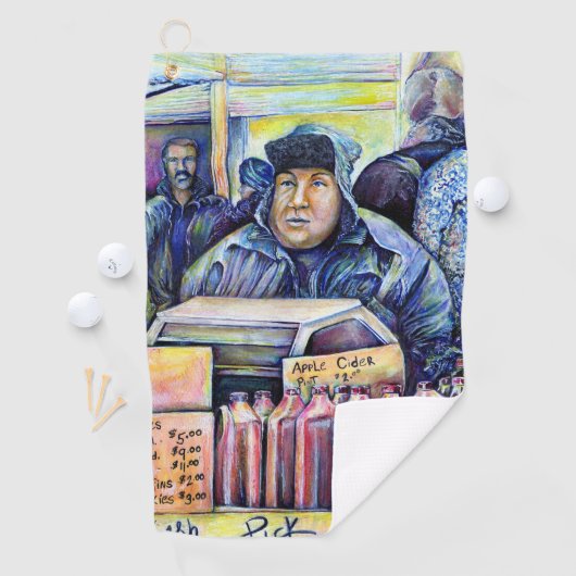 彼は私が見たものを聞いた ゴルフタオル (インサイチュ)