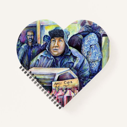 彼は私が見たものを聞いた ノートブック (正面)