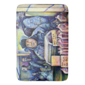 彼は私が見たものを聞いた バスマット (正面縦)