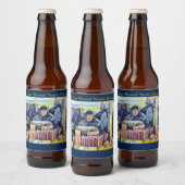 彼は私が見たものを聞いた ビールラベル (ボトル)