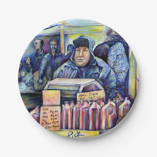 彼は私が見たものを聞いた ペーパープレート (正面)