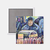 彼は私が見たものを聞いた マグネット (正面/裏面)