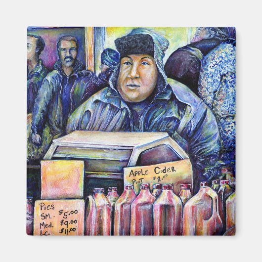 彼は私が見たものを聞いた マグネット (正面)