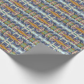 彼は私が見たものを聞いた ラッピングペーパー (角)