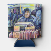 彼は私が見たものを聞いた 缶クーラー (正面)