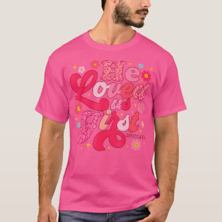 彼は私たちを愛した最初の聖書1 John 419 Christian Valen Tシャツ