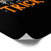 彼は私のトリックハートスケルトン手カップル幸せハ ポスター (角)