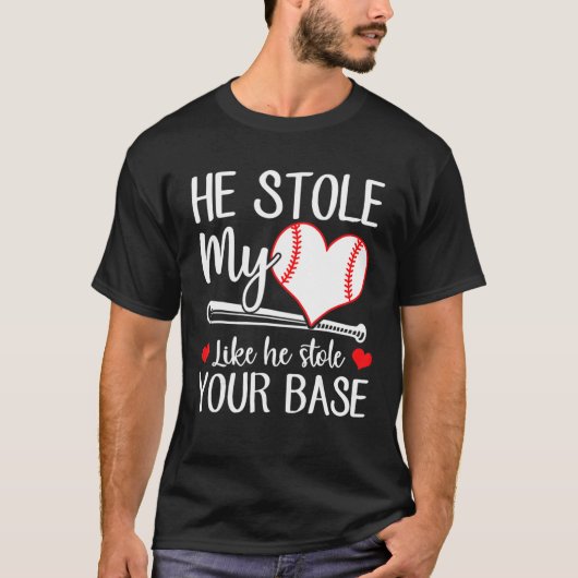 彼は私のハートを盗んだように Tシャツ (正面)