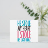 彼は私のハートを盗んだ ポストカード (スタンド正面)