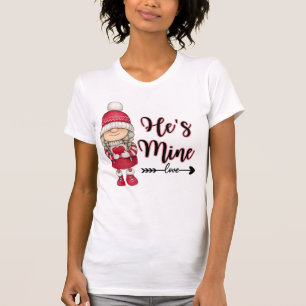 彼は私のバレンタインデー Tシャツ