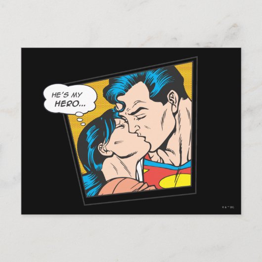 彼は私のヒーローだ ポストカード (正面)