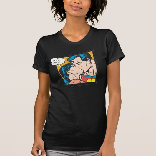 彼は私のヒーローだ Tシャツ (正面)