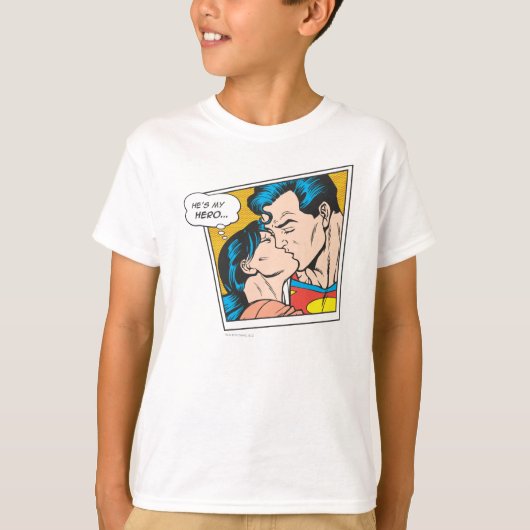 彼は私のヒーローだ Tシャツ (正面)