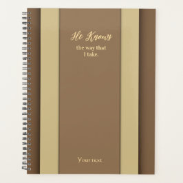 彼は私のブラウンプランナーの受け方を知っている プランナー手帳