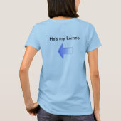 彼は私のロミオです Tシャツ (裏面)