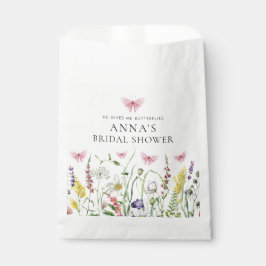 彼は私の与え蝶の花のブライダルシャワー フェイバーバッグ