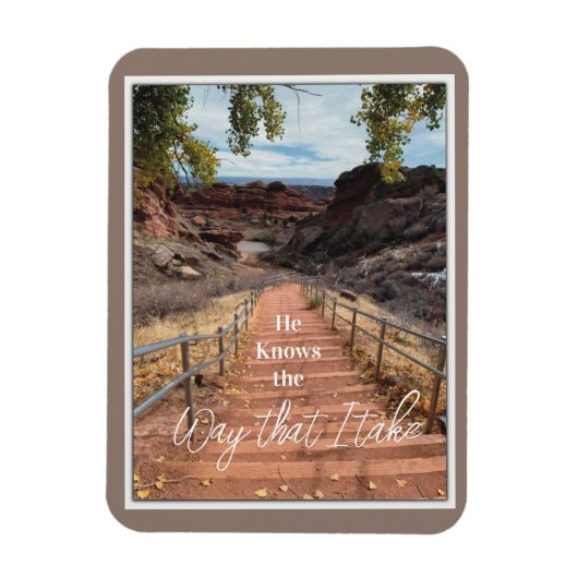 彼は私の受け方を知っている マグネット (縦)