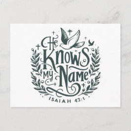 彼は私の名前を知っている ポストカード