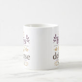 彼は私の守り 神の言葉 励まし 引用 コーヒーマグカップ (中央)