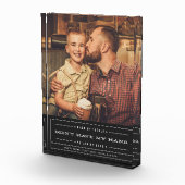 彼は私の父の日の写真ブロックを持っていた フォトブロック (右)