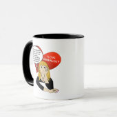 彼は私の祖父のコーヒー・マグではないです マグカップ (正面左)