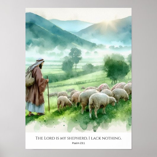 彼は私の羊飼いだ。 ポスター (正面)